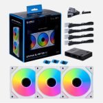 LIAN LI UNI FAN SL INFINITY 120 RGB 3 PCS PACK WHITE - Image 2