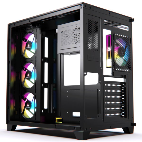 ACEGEEK HORIZON BLACK CASING (With Out Fan) - Image 7