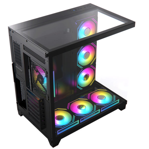 ACEGEEK HORIZON BLACK CASING (With Out Fan) - Image 4