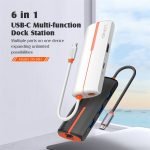 LDNIO DS-26H 6 IN 1 TYPE-C HUB ADAPTER
