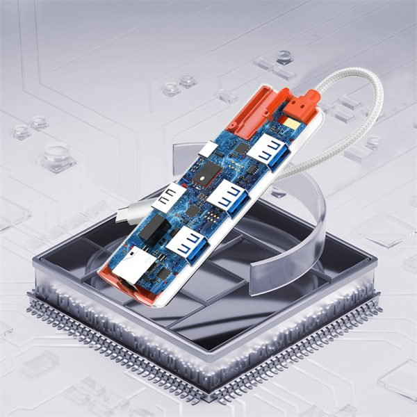 LDNIO DS-26H 6 IN 1 TYPE-C HUB ADAPTER - Image 3