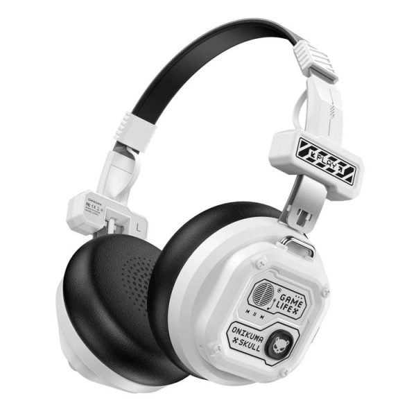 ONIKUMA GT803 WIRELESS HEADSET BLACK/WHITE - Image 2
