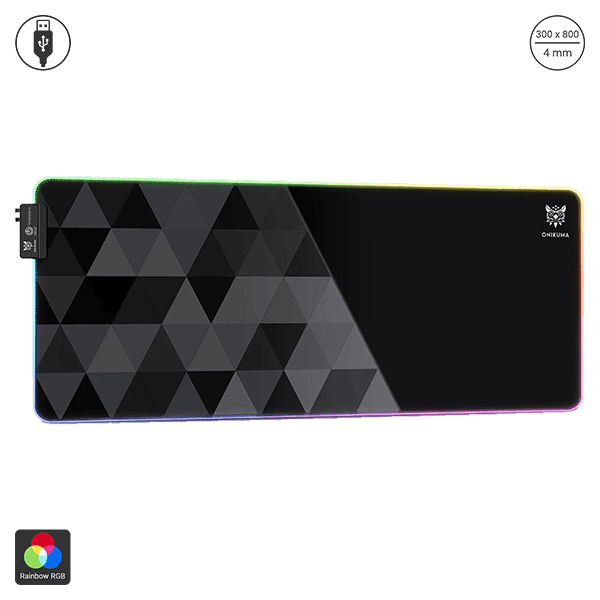 ONIKUMA-MP006-RGB-MOUSEPAD ONIKUMA MP006 RGB GAMING MOUSEPAD - Image 1