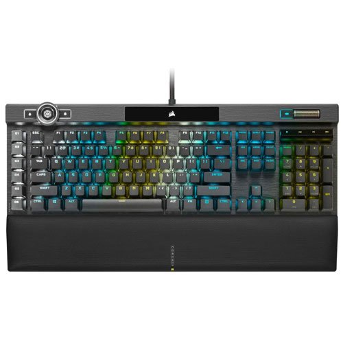 3120 CORSAIR K100 RGB MECHANICAL CHERRY MX GAMING KEYBOARD CH-912A014-NA - Image 1