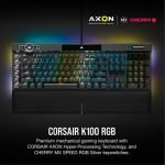 CORSAIR K100 RGB MECHANICAL CHERRY MX GAMING KEYBOARD CH-912A014-NA - Image 3