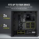 CORSAIR iCUE 4000X RGB BLACK ATX CASE CC-9011204-WW - Image 2