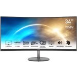 MSI PRO MP341CQ E12 34” CURVED UWQHD 120HZ MONITOR 9S6-3PB2CT-056
