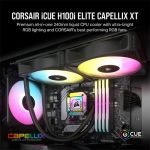 CORSAIR iCUE H100I ELITE CAPELLIX XT LIQUID CPU COOLER CW-9060068-WW - Image 2