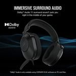 CORSAIR HS65 SURROUND WIRED CARBON GAMING HEADSET CA-9011270-AP - Image 2