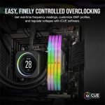 CORSAIR VENGEANCE RGB 16GB 5600MHz DDR5 DIMM MEMORY CMH16GX5M1B5600C40 - Image 2