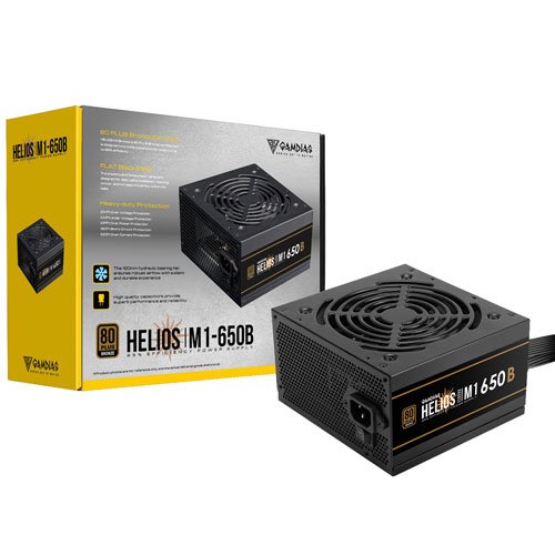7236 GAMDIAS HELIOS M1 650B 80 PLUS BRONZE PSU - Image 1
