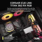 CORSAIR ICUE LINK TITAN 360 RX LCD LIQUID COOLER CW-9061023-WW - Image 3