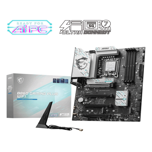 7645 MSI B860 GAMING PLUS WIFI MOTHERBOARD 911-7E41-003 - Image 1