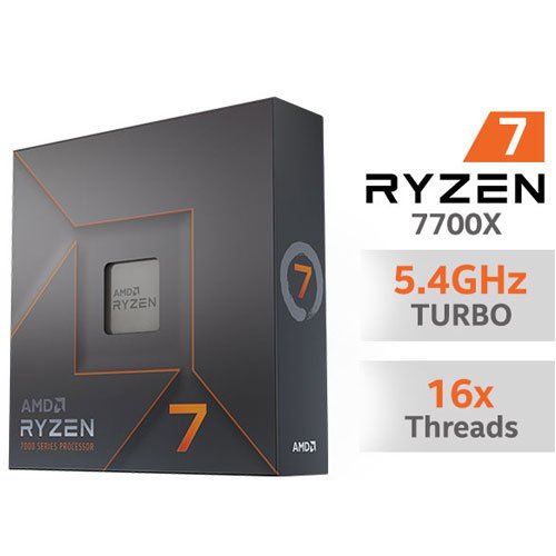 8269 AMD RYZEN 7 7700X TRAY PROCESSOR 100-100000591WOF - Image 1