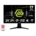 MSI MAG 255XF 24.5” 300HZ FHD IPS MONITOR 9S6-3BC21M-029