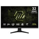 MSI MAG 325QF E18V 31.5” 180HZ WQHD 2K MONITOR 9S6-3DE11M-009