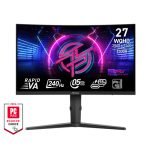 MSI MPG 275CQRXF 27” 240HZ WQHD CURVED MONITOR 9S6-3CD04H-063