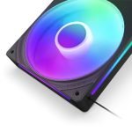 NZXT F280 RGB CORE BLACK SINGLE FRAME FAN RF-U28HF-B1 - Image 3
