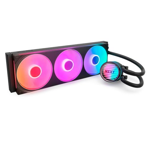 9012 NZXT KRAKEN CORE 360 RGB BLACK LIQUID COOLER RL-KR36C-B1 - Image 1