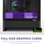 NZXT H3 FLOW BLACK MICRO ATX CASE CC-H31FB-01 - Image 2