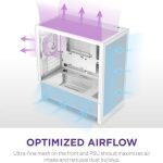 NZXT H3 FLOW WHITE MICRO ATX CASE CC-H31FW-01 - Image 2