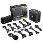 MSI MAG A1000GL PCIE5 80 PLUS GOLD PSU 306-7ZP9B18-CE0 - Image 2