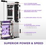 NZXT N9 X870E WHITE RGB WIFI ATX MOTHERBOARD N9-X87XT-W1 - Image 2