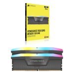 CORSAIR VENGEANCE RGB 64GB (2X32GB) 6000MT/S DDR5 DIMM AMD MEMORY CMH64GX5M2D6000Z40