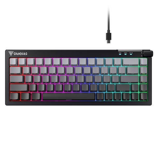 9425 GAMDIAS HERMES E8 RGB MECHANICAL GAMING KEYBOARD - Image 1