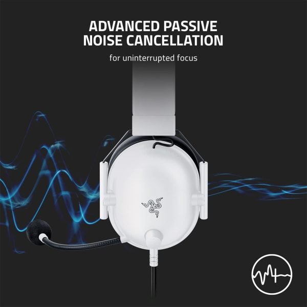 RAZER BLACKSHARK V2 X WHITE WIRED GAMING HEADSET RZ04-03240700-R3M1 - Image 4
