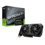 MSI RTX 5060 TI 8G SHADOW 2X OC PLUS GRAPHICS CARD 912-V536-023